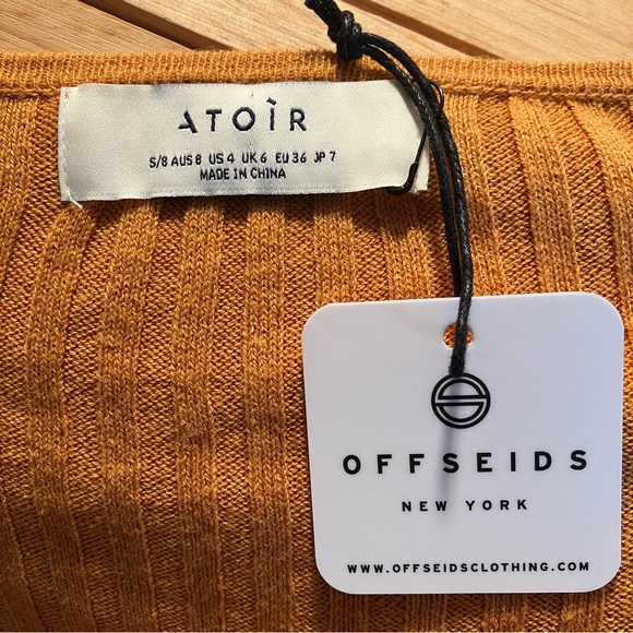 Atoir The Lori Sweater Top in Orange size Small - Picture 6 of 6
